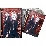 驱魔少年动漫明信片+4张会员卡