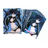 动漫黑岩初音明信片+4张会员卡