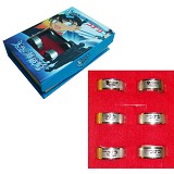 柯南13周年磨砂戒指套装（6个一盒）