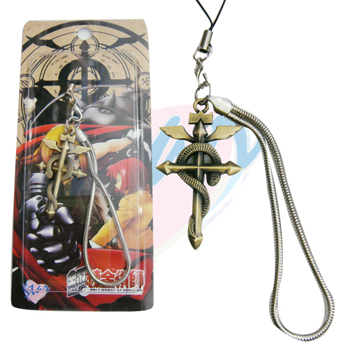 钢炼金术师古铜蛇手机绳(2条)_钢之炼金术师_欧凡雅动漫周边_动漫周边产品批发 动漫精品批发 游戏周边产品批发 欧凡雅动漫批发网