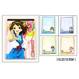 凉宫春日便签式记事本4本