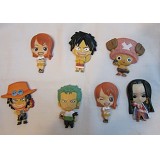 7款海贼王磁铁 公仔
