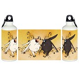 LH049-（羽翼）珠光白铝制运动水壶