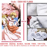 (50X100)YJ003-羽翼动漫浴巾