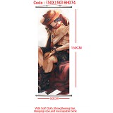 (50X150)BH074-海贼王塑杆布挂画