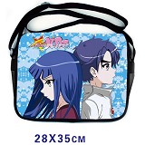 偷星九月天彩色帆布挎包