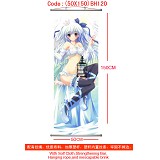 (50X150)BH120-纯白交响曲塑杆布挂画