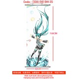 (50X150)BH135-初音未来塑杆布挂画