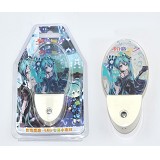 初音自动感应LED七彩小夜灯 节能灯