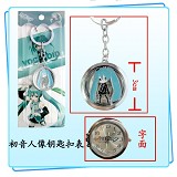 初音人像钥匙扣表