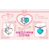 轻音少女爱心情侣项链