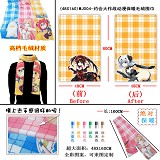 (48X160)WJ004-约会大作战动漫保暖毛绒围巾