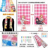 (48X160)WJ009-刀剑神域动漫保暖毛绒围巾
