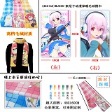 (48X160)WJ038-索尼子动漫保暖毛绒围巾