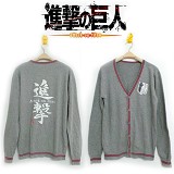 进击的巨人进击字毛线衣（灰色）