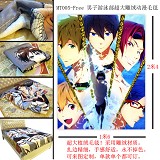 MT005-Free 男子游泳部超大雕绒动漫毛毯