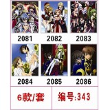 反逆的鲁鲁修鼠标垫（6张一套）