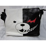 弹丸伦破黑白熊PU皮挎包