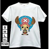 TS1469海贼王白色T恤