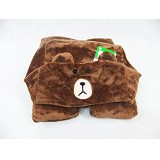 LINE熊帽枕枕