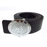 火影忍者木叶进口PU皮合金扣皮带