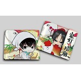 鬼灯的冷彻布彩色按扣钱包QB-6157