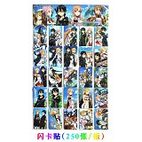 刀剑神域闪卡贴（250张/板）