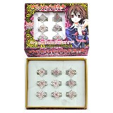 吸血鬼骑士盒装戒指（9个装）