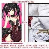 (50X100)YJ269-约会大作战动漫浴巾