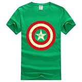 复仇者联盟2短袖T恤 美国队长绿色