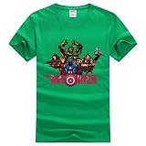 复仇者联盟2短袖T恤 多人组绿色