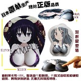 159#约会大作战十香动漫3D立体美女鼠标垫