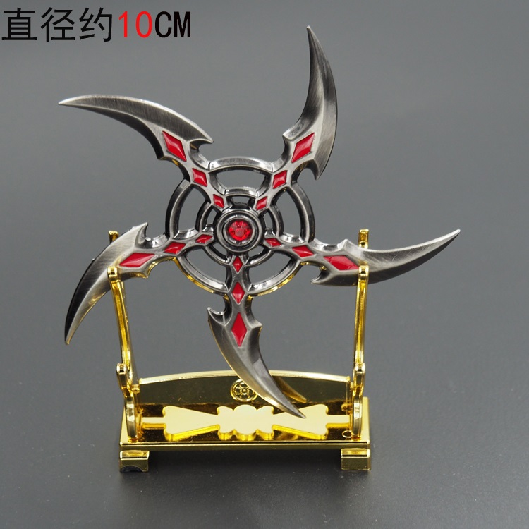 雄联盟战争女神希维尔钢铁之心皮肤四角飞镖暗