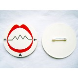 噬魂师SOUL嘴巴软胶胸针(盒装)