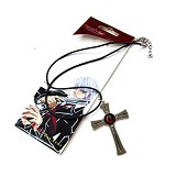 吸血鬼骑士十字架皮绳项链