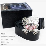 东京喰种金木研面具皮带亮银色