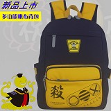暗杀教室加厚纯棉帆布料背包双肩包书包