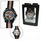 海贼王路飞尼龙表 防水+夜光+日历