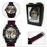 食尸鬼尼龙表 防水+夜光+日历