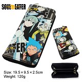 噬魂师裂纹皮PU长款拉链钱包