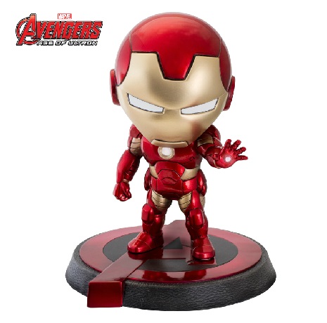 正版漫威复仇者联盟2 摇头系列公仔钢铁侠 手