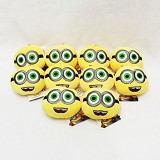 8CM神偷奶爸 小黄人毛绒挂件 双眼(10个一套出)