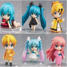 初音未来家族Miku6款深海少女B款盒蛋粘土公仔