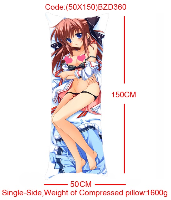 (50x150)bzd360-宅系动漫美女单面抱枕