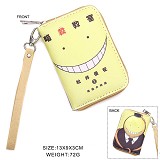 暗杀教室pu皮革彩色拉链短钱包