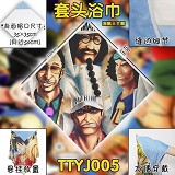 TTYJ005-海贼王 宝宝套头浴巾