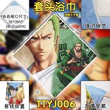 TTYJ006-海贼王 宝宝套头浴巾