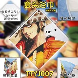 TTYJ007-海贼王 宝宝套头浴巾