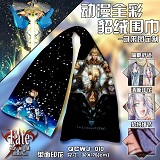 QCWJ010-fate stay night动漫单面全彩貂绒围巾32X175CM
