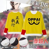 QCWY013-一拳超人动漫全彩加绒卫衣